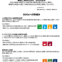 SDGsの達成に向けた取組みを実施いたします